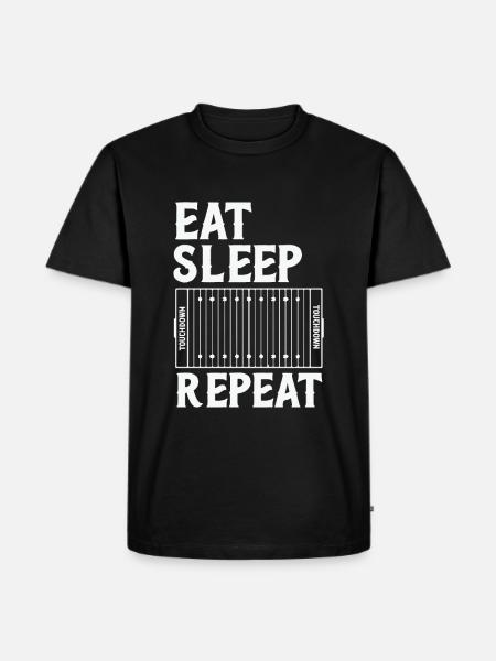 American football - Men's Premium Organic T-Shirt - black