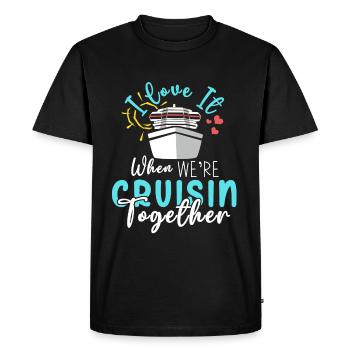 Cadeau de bateau de croisière - T-shirt Premium bio Homme - noir - Devant - Nico (187cm)