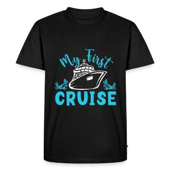Cadeau de bateau de croisière - T-shirt Premium bio Homme - noir - Devant - Nico (187cm)