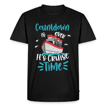 Cadeau de bateau de croisière - T-shirt Premium bio Homme - noir - Devant - Nico (187cm)