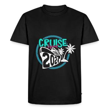 Cadeau de bateau de croisière - T-shirt Premium bio Homme - noir - Devant - Nico (187cm)