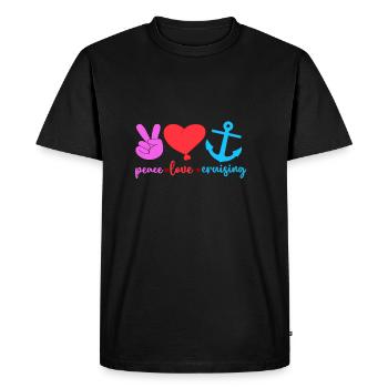 Cadeau de bateau de croisière - T-shirt Premium bio Homme - noir - Devant - Nico (187cm)