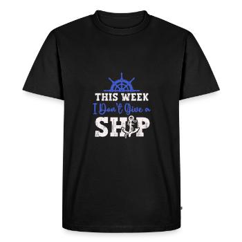 Cadeau de bateau de croisière - T-shirt Premium bio Homme - noir - Devant - Nico (187cm)