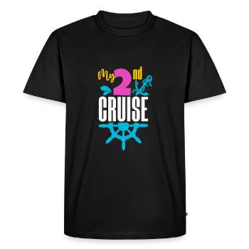 Cadeau de bateau de croisière - T-shirt Premium bio Homme - noir - Devant - Nico (187cm)