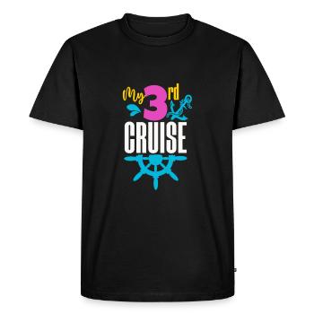 Cadeau de bateau de croisière - T-shirt Premium bio Homme - noir - Devant - Nico (187cm)