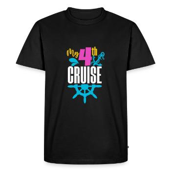 Cruise Cruise Ship Gift - Men's Premium Organic T-Shirt - black - Front - Nico (187cm)