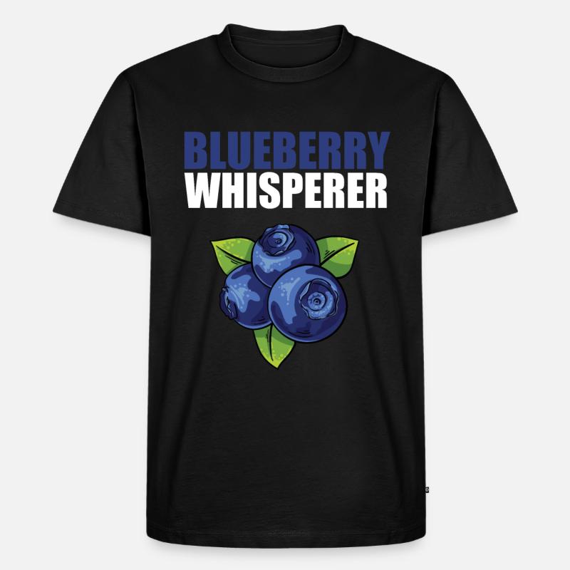 Blauberren Blauberre Geschenk - Männer Premium Bio T-Shirt - Schwarz