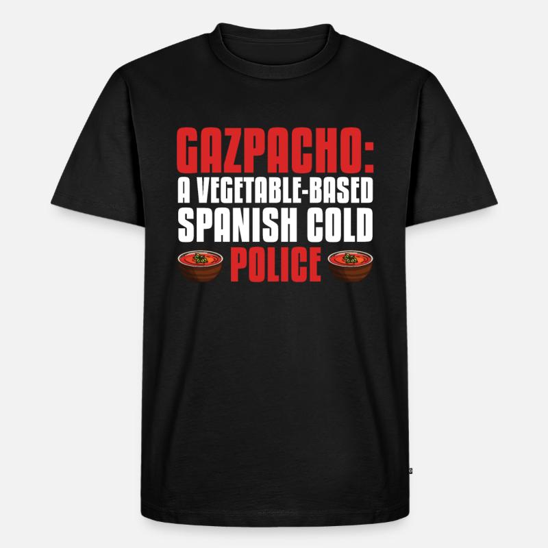 Gazpacho - Männer Premium Bio T-Shirt - Schwarz