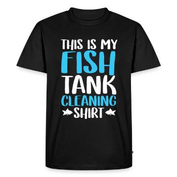 Aquarium - T-shirt Premium bio Homme - noir - Devant - Nico (187cm)
