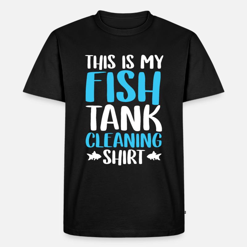Aquarium - Männer Premium Bio T-Shirt - Schwarz