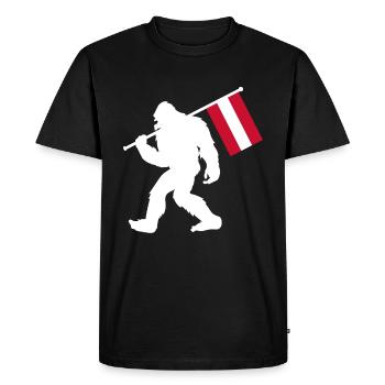Bigfoot d’Autriche - T-shirt Premium bio Homme - noir - Devant - Nico (187cm)
