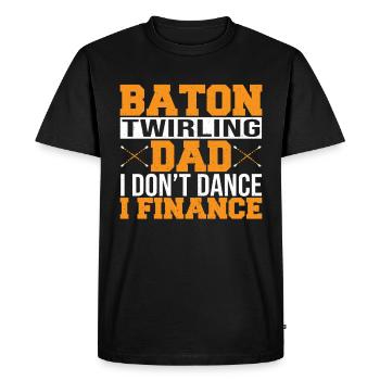 Bâton Twirling Bâton Twirler cadeau - T-shirt Premium bio Homme - noir - Devant - Nico (187cm)