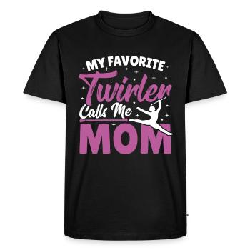 Bâton Twirling Bâton Twirler cadeau - T-shirt Premium bio Homme - noir - Devant - Nico (187cm)