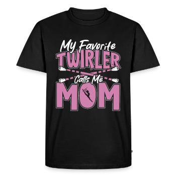 Bâton Twirling Bâton Twirler cadeau - T-shirt Premium bio Homme - noir - Devant - Nico (187cm)