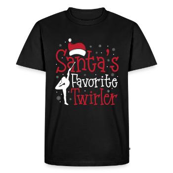 Bâton Twirling Bâton Twirler cadeau - T-shirt Premium bio Homme - noir - Devant - Nico (187cm)