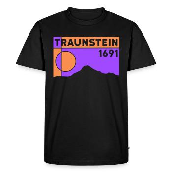 Traunstein Hike Traunsee Souvenir Souvenir - Men's Premium Organic T-Shirt - black - Front - Nico (187cm)