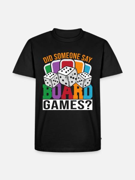Board Games Game Board Gift - Men's Premium Organic T-Shirt - black