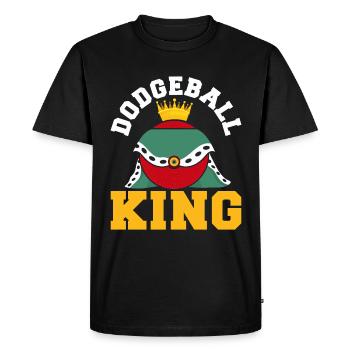 Ballon chasseur Gaga Ball Dodgeball joueur cadeau - T-shirt Premium bio Homme - noir - Devant - Nico (187cm)