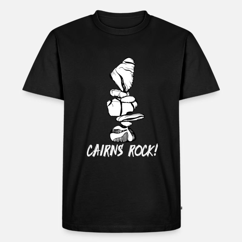 Gift for stacking stones - Men's Premium Organic T-Shirt - black