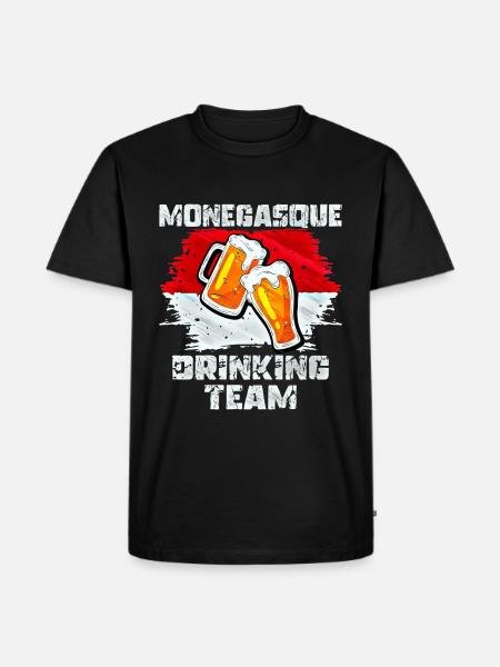 Monaco Drinking Team - Men's Premium Organic T-Shirt - black