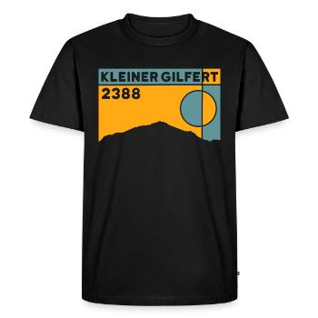 Kleiner Gilfert Tux Alpes Ski de randonnée Randonnée Montagne - T-shirt Premium bio Homme - noir - Devant - Nico (187cm)