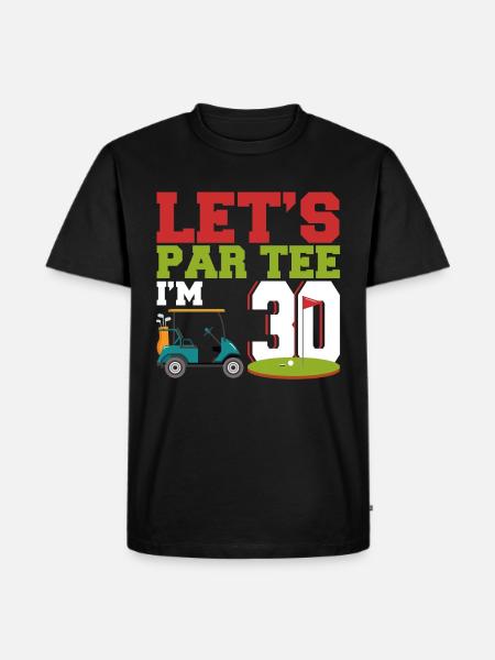 Geschenk für Minigolfspieler - Männer Premium Bio T-Shirt - Schwarz