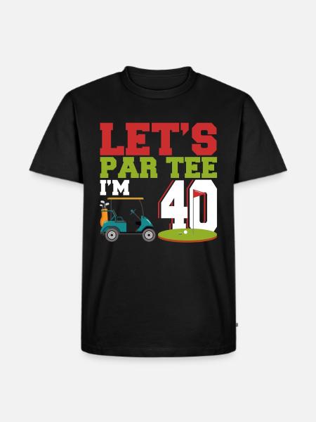 Geschenk für Minigolfspieler - Männer Premium Bio T-Shirt - Schwarz