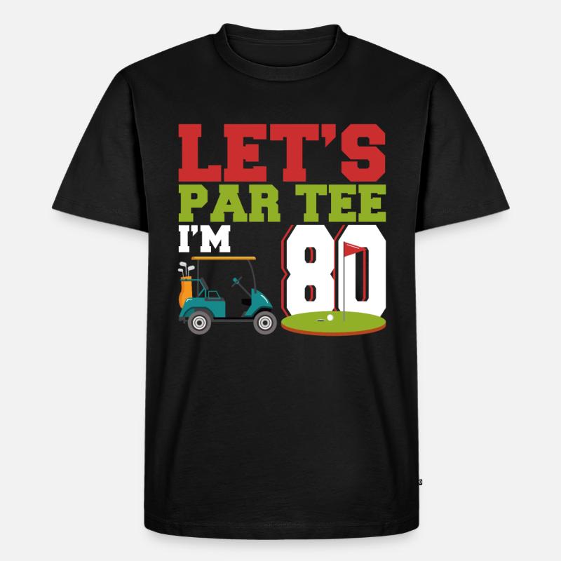 Gift for golfers - Men's Premium Organic T-Shirt - black