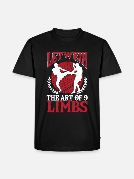 Lethwei Burmese Gift - Men's Premium Organic T-Shirt - black