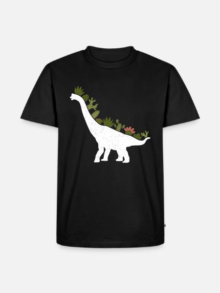 Brachiosaurus Dinosaur Gift - Men's Premium Organic T-Shirt - black
