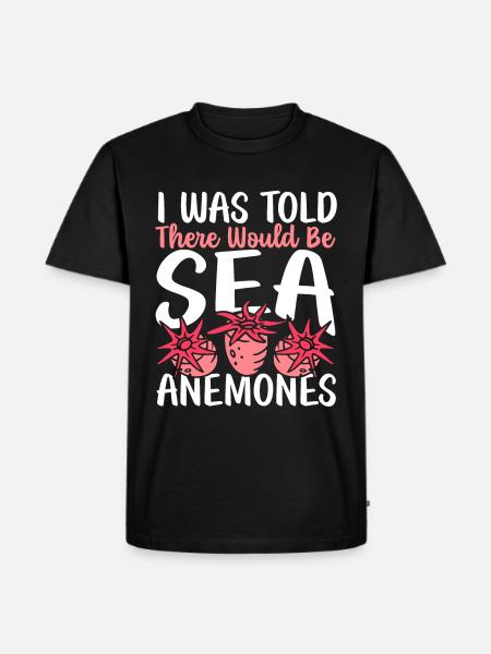 Sea Anemones Gift - Men's Premium Organic T-Shirt - black
