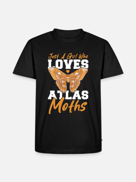 Moths Insect Gift - Men's Premium Organic T-Shirt - black