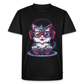 Jeu vidéo persan - T-shirt Premium bio Homme - noir - Devant - Nico (187cm)
