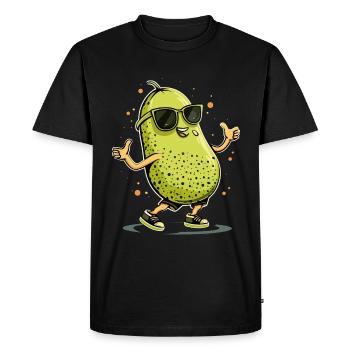 Miellat - T-shirt Premium bio Homme - noir - Devant - Nico (187cm)