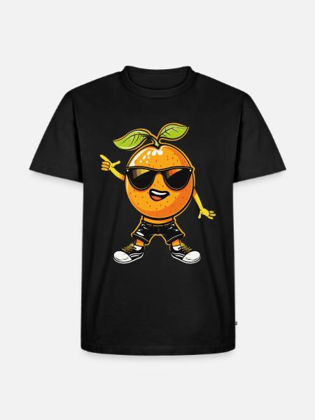 Passion Fruit Dabbing - Men's Premium Organic T-Shirt - black