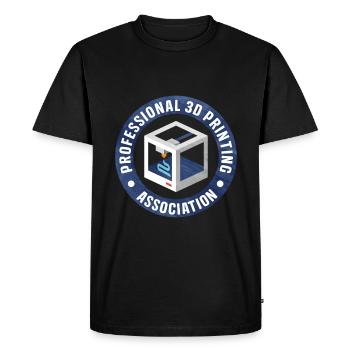Impression 3D - T-shirt Premium bio Homme - noir - Devant - Nico (187cm)