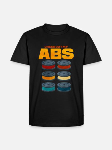 3D Printing - Men's Premium Organic T-Shirt - black