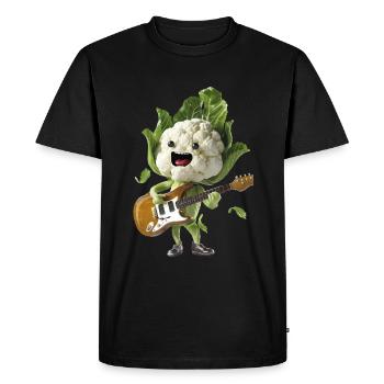 Guitare Chou-fleur - T-shirt Premium bio Homme - noir - Devant - Nico (187cm)