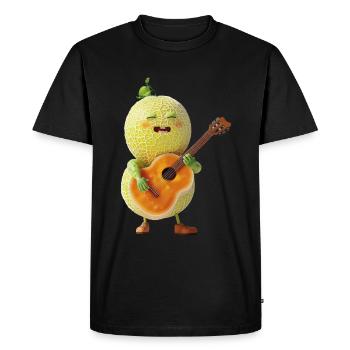 Guitare Honeydew Melon - T-shirt Premium bio Homme - noir - Devant - Nico (187cm)