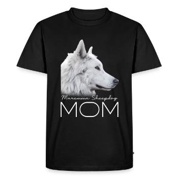 Maremme Abruzzes Chien de berger Maman - T-shirt Premium bio Homme - noir - Devant - Nico (187cm)