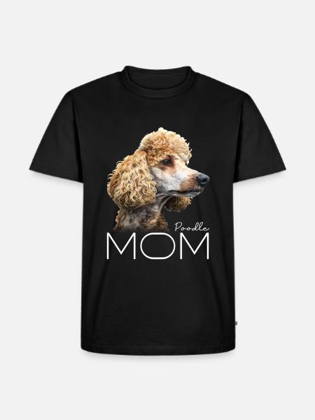 Pudel Pudel Mamma - Ekologisk premium-T-shirt herr - svart