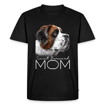 Saint Bernard Sama - Men's Premium Organic T-Shirt - black - Front - Nico (187cm)