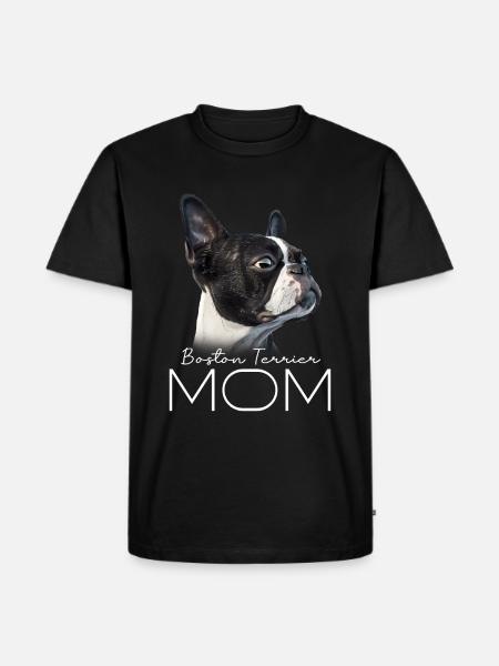 Boston Terrier Mom - Men's Premium Organic T-Shirt - black