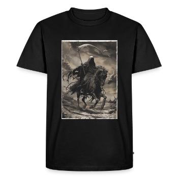 Tarot de la mort - T-shirt Premium bio Homme - noir - Devant - Nico (187cm)