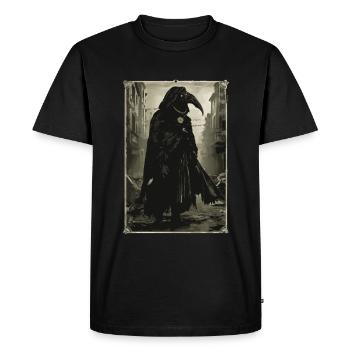Tarot du Docteur de la Peste - T-shirt Premium bio Homme - noir - Devant - Nico (187cm)