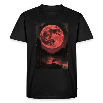 The Blood Moon Tarot - Men's Premium Organic T-Shirt - black - Front - Nico (187cm)