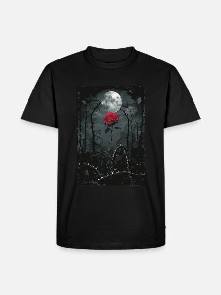 The Purple Rose Tarot - Men's Premium Organic T-Shirt - black