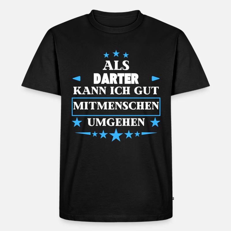 comme des dards. - T-shirt Premium bio Homme - noir