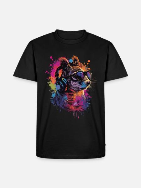 Squirrel - Men's Premium Organic T-Shirt - black