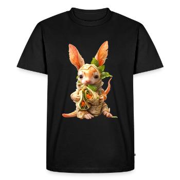 Rouleaux de printemps Aardvark - T-shirt Premium bio Homme - noir - Devant - Nico (187cm)